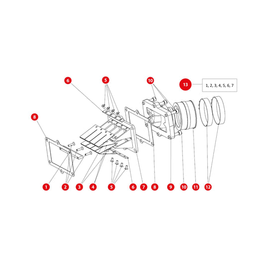 8/ MEMBRANGEHÄUSEDICHTUNG 0,5MM